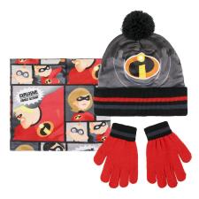 Incredilbles Bobble Hat Chimney Scarf & Gloves Set